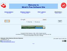 Tablet Screenshot of mirekw.com